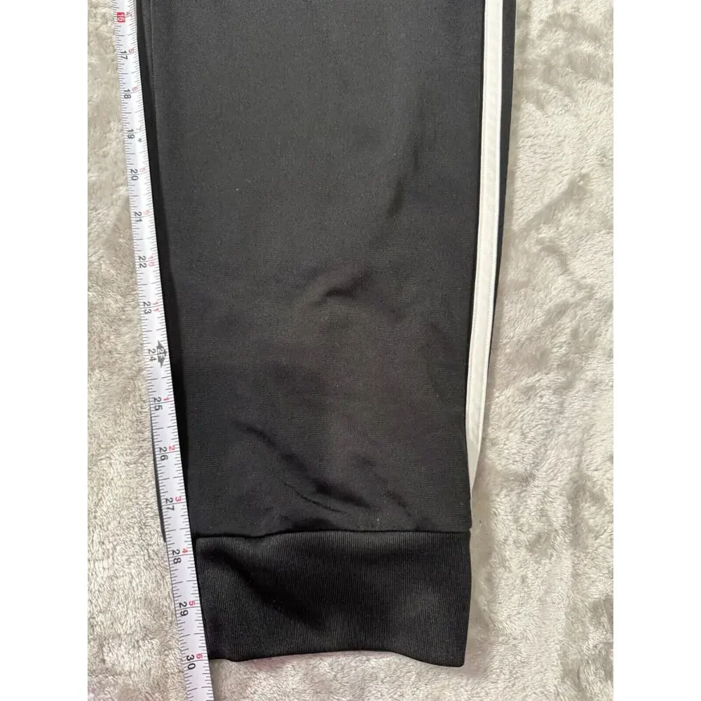 Adidas Originals Classic Black White Jogger 3 Stripe Tricot Track Pants Mens XL
